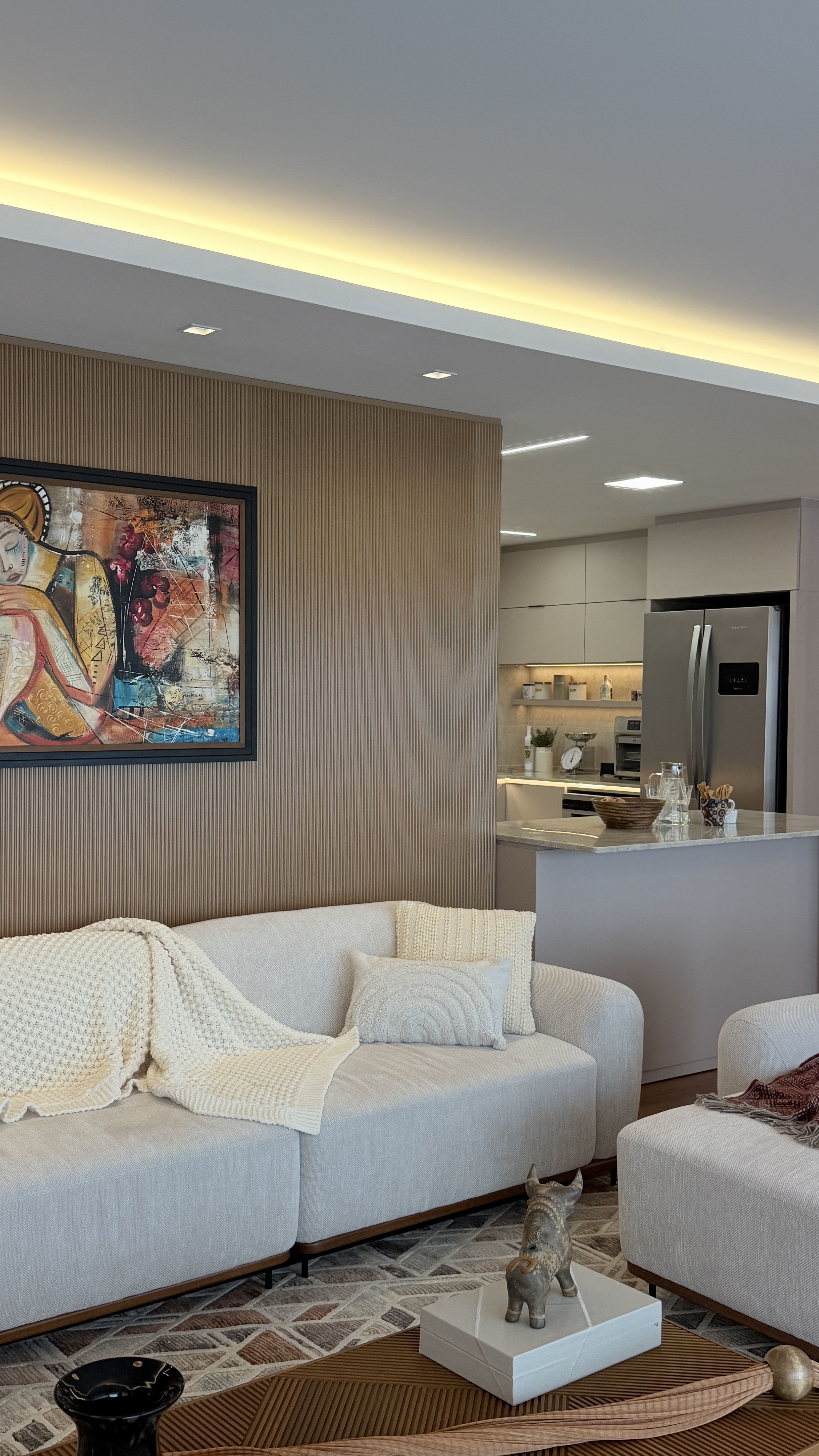 Sala de Star Garden Haus  Porsche Consulting Porto Alegre - Projeto de arquitetura e design de interiores - estar - Camila Chalon Arquitetura